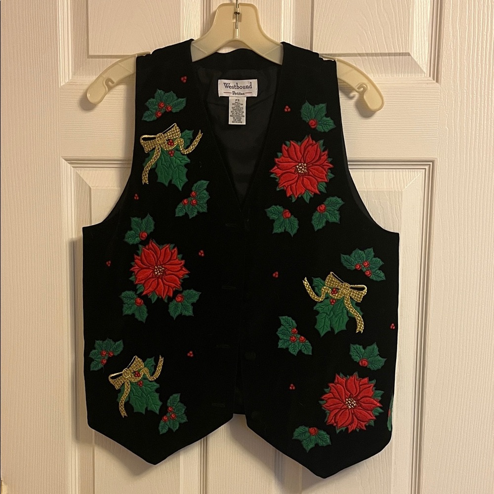 Westbound Black Christmas Vest